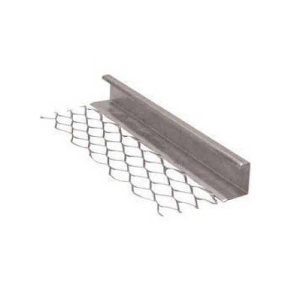 Galvanised 13mm Plaster Stop Bead 3m 