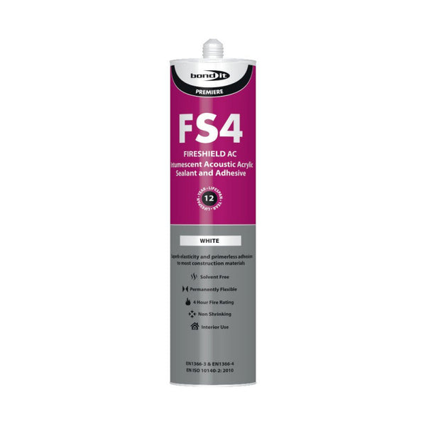 FS4 Fireshield Intumescent Acrylic Sealant 900ml